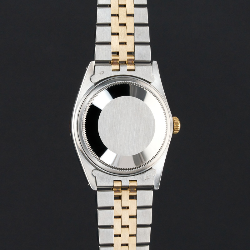 Rolex Datejust, 16013, 36mm, 1984, Two-Tone, Black Small Diamond dial, Fullset, 1y warranty