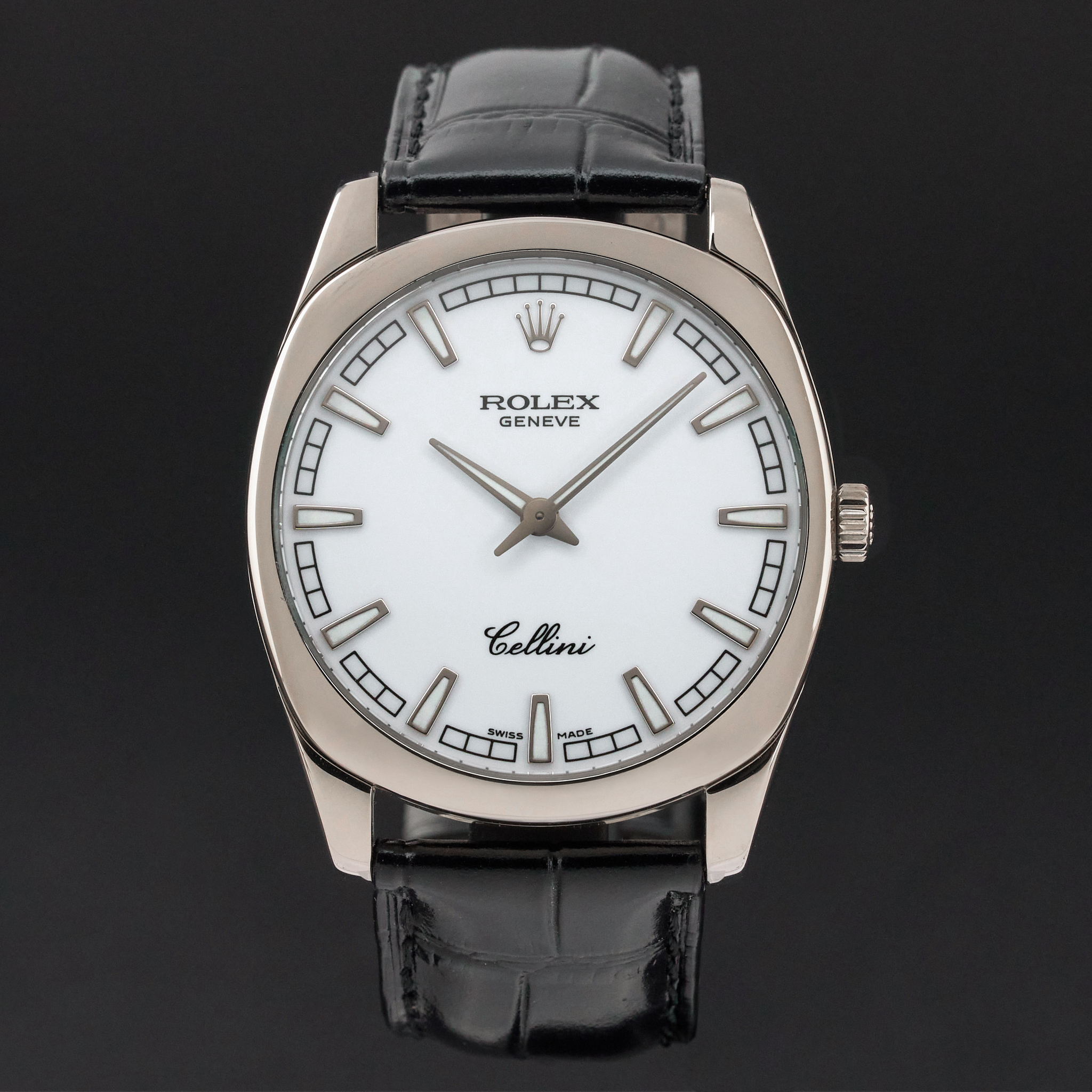 Rolex Cellini Danaos, 4243/9, 38mm, 2006, White gold, White dial, Fullset, 1y warranty