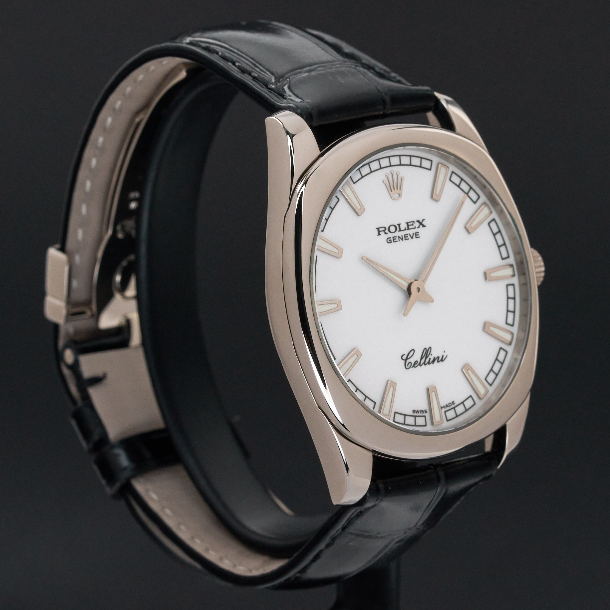 Rolex Cellini Danaos, 4243/9, 38mm, 2006, White gold, White dial, Fullset, 1y warranty
