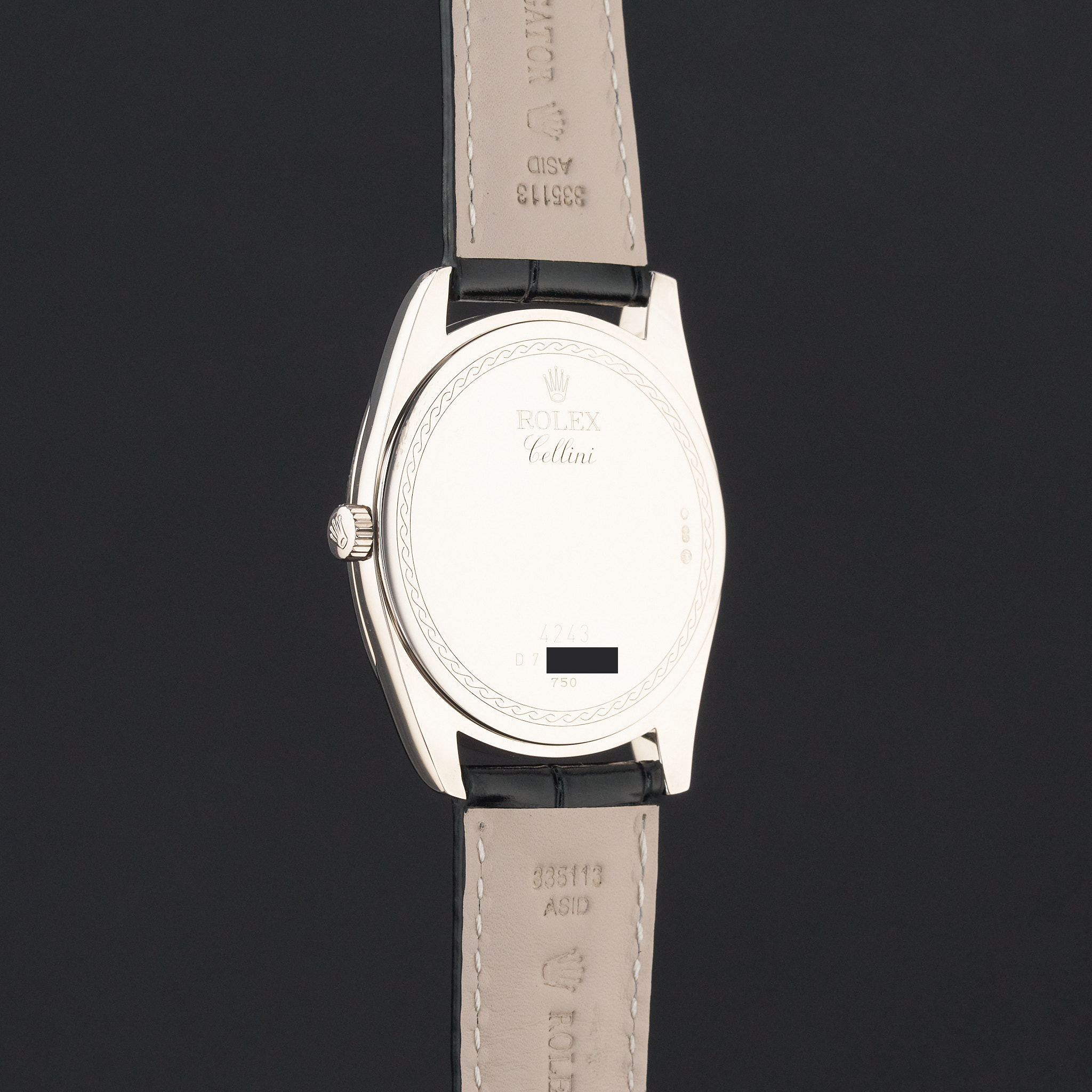 Rolex Cellini Danaos, 4243/9, 38mm, 2006, White gold, White dial, Fullset, 1y warranty