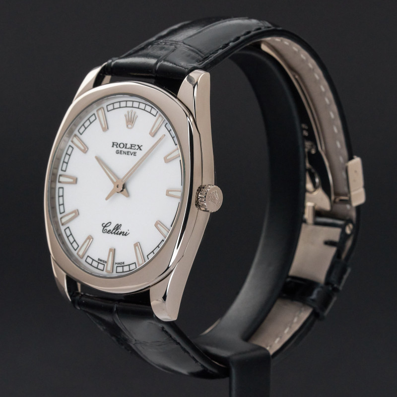 Rolex Cellini Danaos, 4243/9, 38mm, 2006, White gold, White dial, Fullset, 1y warranty