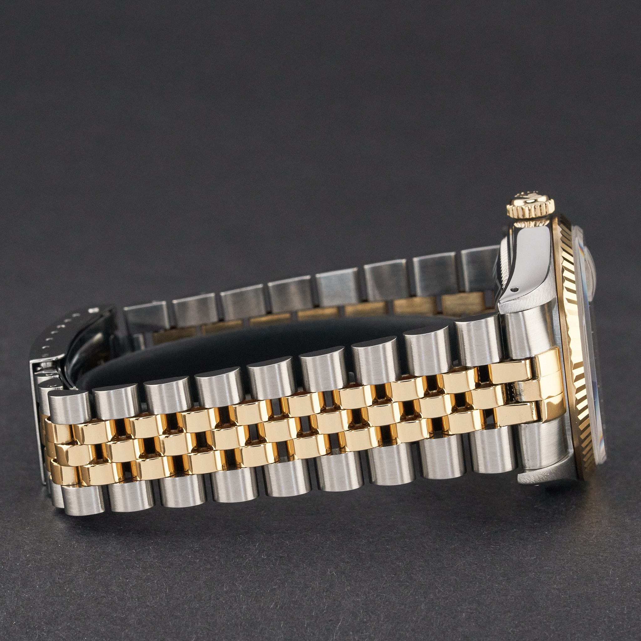 Rolex Datejust, 16233, 36mm, 1991, Two-Tone, Houndstooth Roman Small Diamond dial, Fullset, 1y warranty