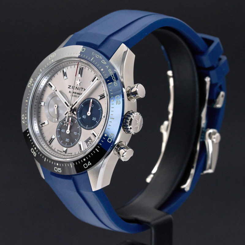 Zenith Chronomaster Sport, 03.3103.3600/69.R950, 41mm, 2024, Steel, Silver dial, Fullset, Official warranty
