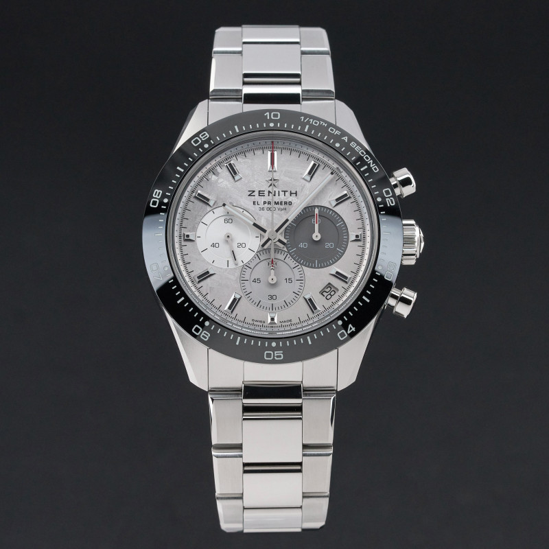 Zenith Chronomaster Sport, 03.3120.3600/76.M3100, 41mm, 2024, Steel, Meteorite dial, Fullset, Official warranty