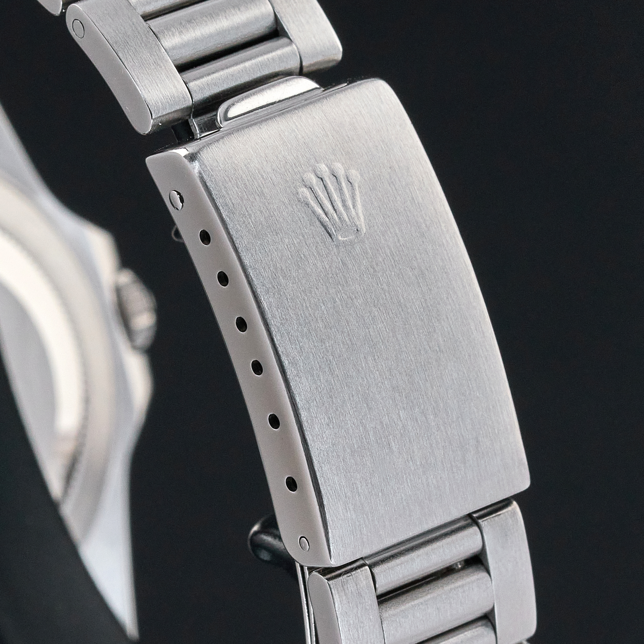 Rolex Explorer II, 40mm, 1984, 1y warranty, Fullset, ref. 16550, Steel, Rail Spider Black dial, Serviced